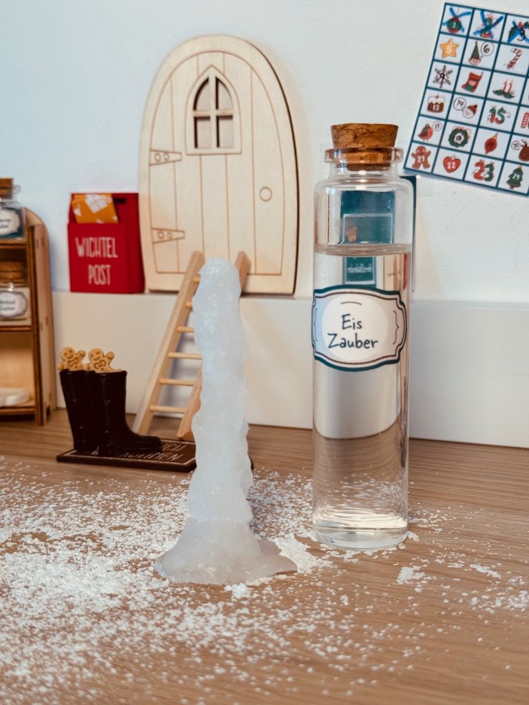 Der Eiszauber: ein hervorragender experimenteller Wichtelstreich für ältere Kinder