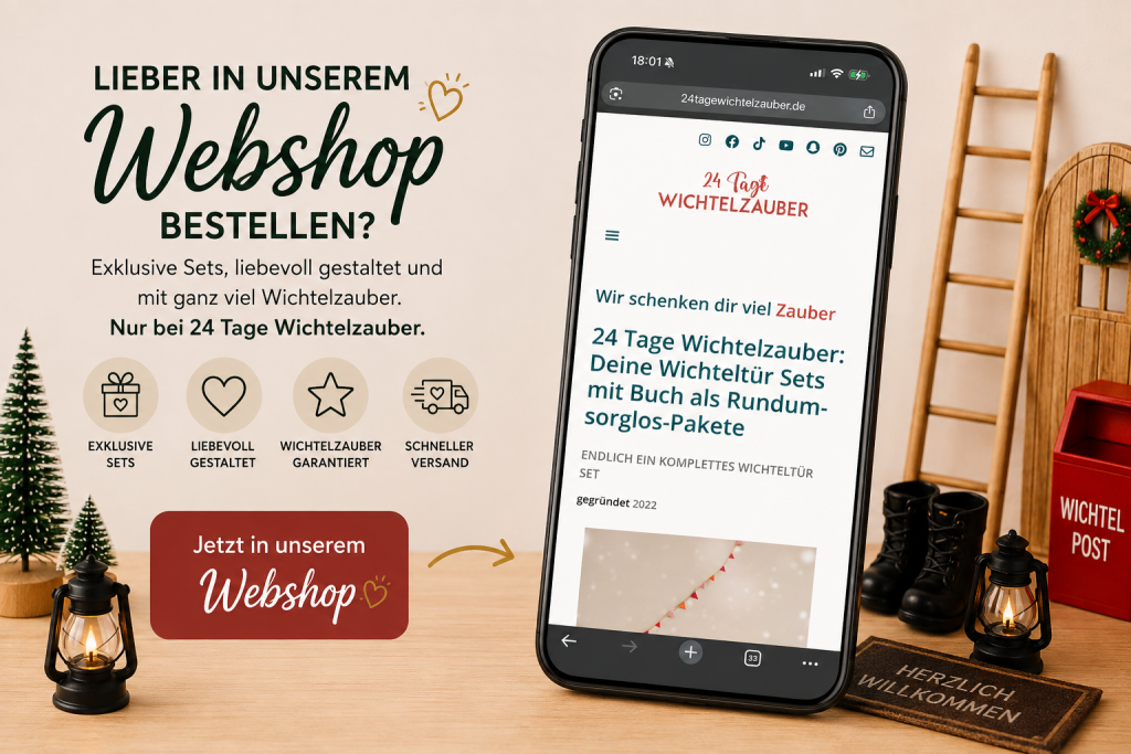 Link zum Wichteltür Shop bei 24 Tage Wichtelzauber